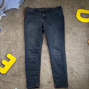 Black Grey high rise jeans
